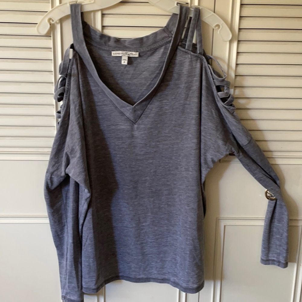 Express Cold Shoulder Top
